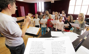En répétition mercredi, les enfants se réuniront à nouveau ce jeudi