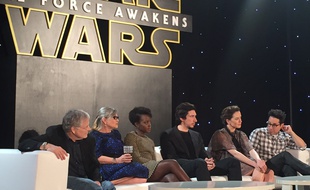 J.J. Abrams avec une partie de son équipe