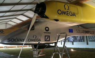 L'avion Solar Impulse, le 22 juin 2011 au salon du Bourget.