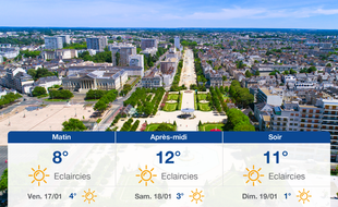Météo Angers: Prévisions du jeudi 16 janvier 2020
