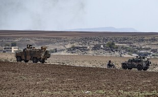 Des véhicules militaires turques et russes en Syrie. (illustration)