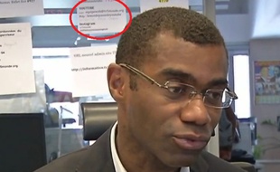 Capture d'écran d'un reportage de France 3 diffusé après le piratage de TV5Monde.