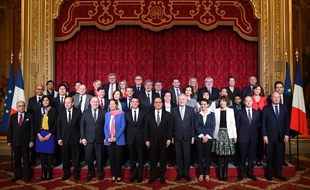 Photo du gouvernement le 17 février 2016 à Paris.