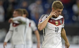 Toni Kroos lors du match entre l'Allemagne et l'Irlande 14 octobre 2014.