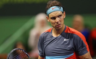 Rafael Nadal, le 1er janvier 2014, au tournoi de Doha.