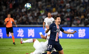 Ander Herrera, lors du Trophée des champions face à Rennes.