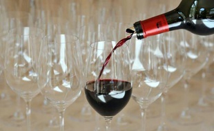 Un verre de vin de Bordeaux