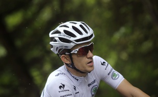 Michal kwiatkovski, le 14 juillet 2014 sur le Tour de France.