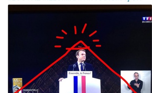 Des internautes s'interrogent sur le choix du lieu pour fêter sa victoire d'Emmanuel Macron.