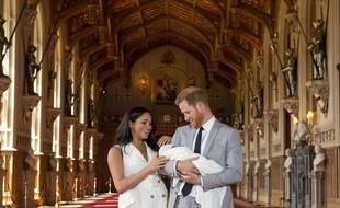 Meghan, Harry et Archie Harrison.