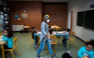Dans une école toulousaine dans le quartier de Borderouge.