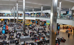 L'aéroport de Londres Heathrow.