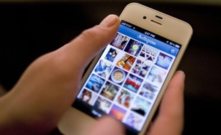 L'application photo Instagram sur iPhone.