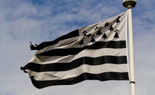 Illustration d'un drapeau breton.