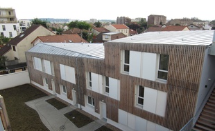 A Nanterre, au sein de l'écoquartier Hoche, les habitants du projet d'habitat participatif Le Grand Portail ont emménagé la semaine dernière dans leur logements.