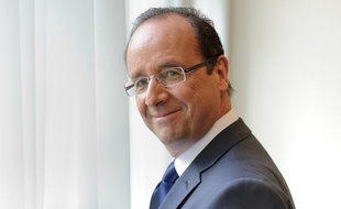 Portrait de François Hollande.