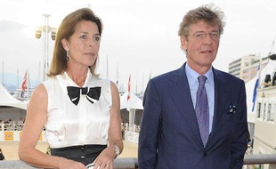 La princesse Caroline de Moncao et le prince Ernst August de Hanovre, à Monte Carlo, le 27 juin 2009.