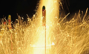 Illustration d'un feu d'artifice.
