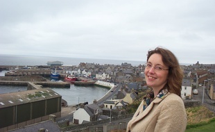 Dr Eilidh Whiteford, élue du Scottish National Party à la Chambre des communes, à Macduff, en Ecosse, en 2014.