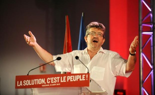 Jean-Luc Melenchon à Toulouse le 30 août 2015