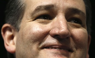 Le républicain Ted Cruz à un meeting dans le New Hampshire, 2 février 2016.