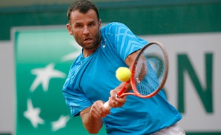 Le français Marc Gicquel à Roland-Garros en 2013.