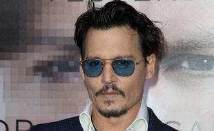 Johnny Depp lors de la première du film «Transcendance», le 11 avril 2014.