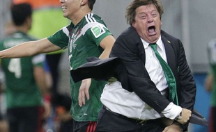 Le coach du Mexique Herrara, le 23 juin 2014