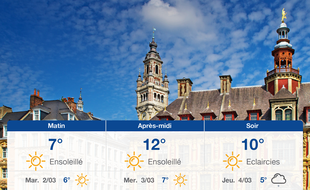 Météo Lille: Prévisions du lundi 1 mars 2021