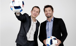 Grégoire Margotton et Bixente Lizarazu.