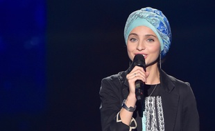 Mennel Ibtissem lors des auditions à l'aveugle de la saison 7 de «The Voice».