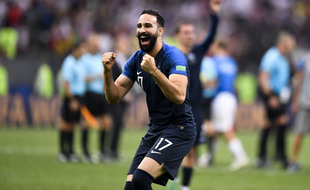 Le champion du monde de football Adil Rami