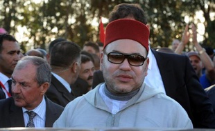 Le roi du Maroc Mohamed VI, photographié le 30 mai 2014 victime d'une plainte d'un ancien officier