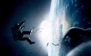 L'affiche du film «Gravity», d'Alfonso Cuarón, attendu le 23 octobre 2013 en France.