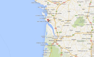 Google map de Royan, en Charente-Maritime.