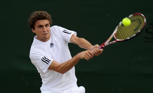 Gilles Simon à Wimbledon, le 27 juin 2009.