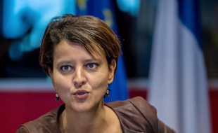 La ministre de l'Education nationale, Najat Vallaud-Belkacem, le 3 octobre 2014 à Lille