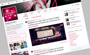 Le compte Twitter «Cannes en live».