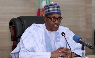 Le président du Nigeria Muhammadu Buhari.