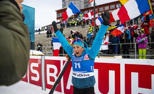Justine Braisza remporte l'individuel d'Ostersund.