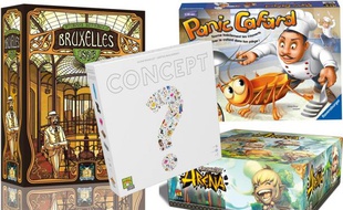 Des jeux de société figurant parmi les 14 prétendants pour l'As d'Or-Jeu de l'année 2014.