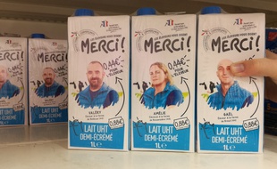 Intermarché lance la marque de lait