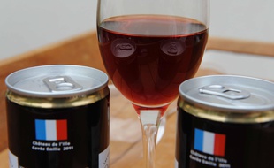 Des canettes de vin francais commercialisées par la start-up française Fabulous Brands.