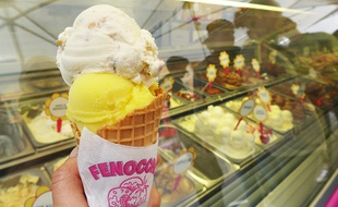 Le Niçois Fenocchio propose des glaces 100% artisanales et locales.