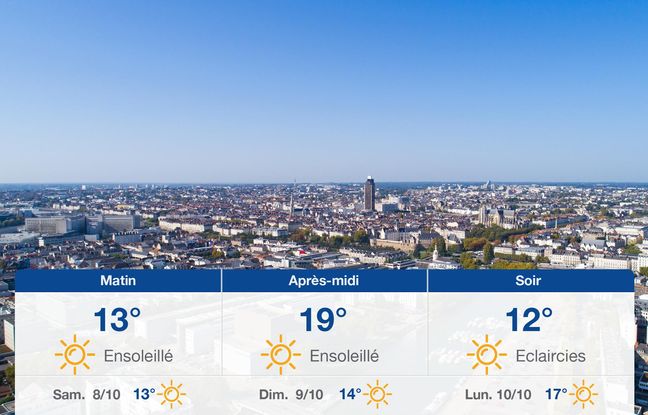 Météo Nantes: Prévisions du vendredi 7 octobre 2022