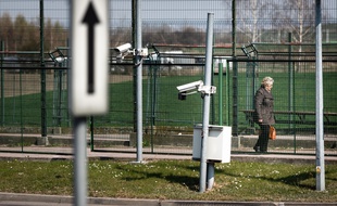 Un poste frontière entre la Pologne et l'Ukraine.