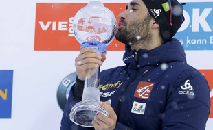 Martin Fourcade et son 7e gros globe