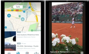 "Sous la pluie à Roland sa mère", ou le tournoi sur Periscope.