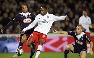 L'attaquant parisien, Jean-Eudes Maurice, le 5 décembre 2009.