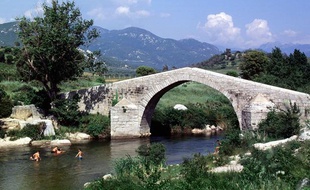 La rivière Rizzanese, en Corse, en 2006.